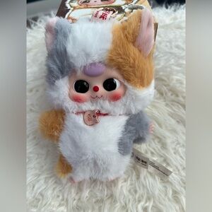 Baby Three Calico Plush Toy